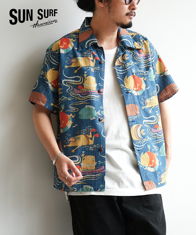 SS39538]【ハンガー付属】SUN SURF(サンサーフ) DOBBY COTTON OPEN