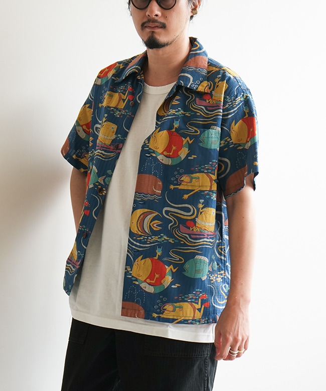 ま*う様 サンサーフ（SUN SURF ）アロハシャツ　Lサイズ　ハンガー 2_000000026215.jpg?1749018555