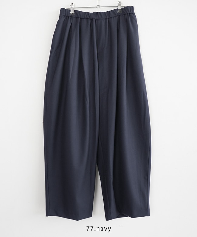 SALE 20%OFF】[3-260082]mizuiro ind(ミズイロインド) wide tuck PT