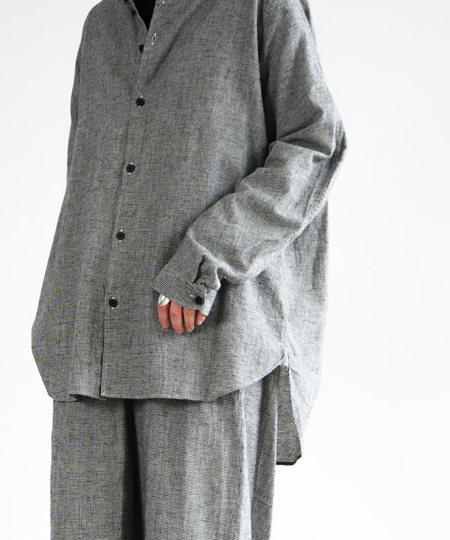 SN-FR0105SF]FIRMUM(フィルマム) コットン&リネン・チェックシーチング