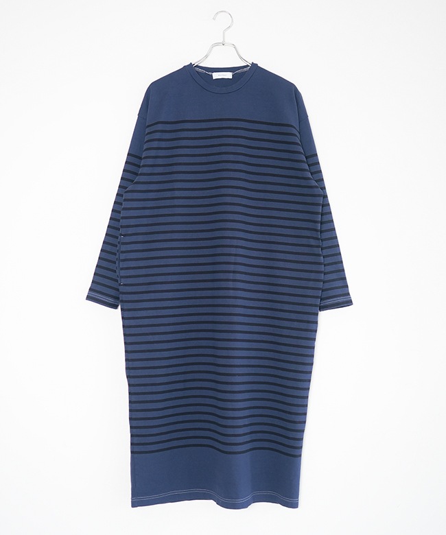 SOLAMONAT バスクマキシワンピース　コットン　日本製 ◇[SMA-BSKOP]SOLAMONAT(ソラモナ)バスクマキシワンピース/ロング