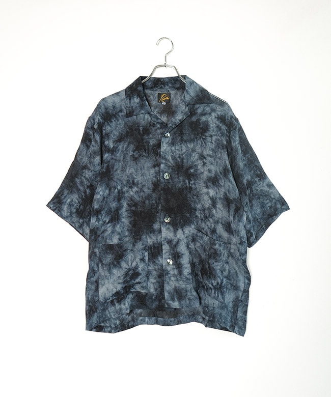 NEEDLES(ニードルズ) Cabana Shirt - Mesh Jacquard/Uneven Dye カバナ