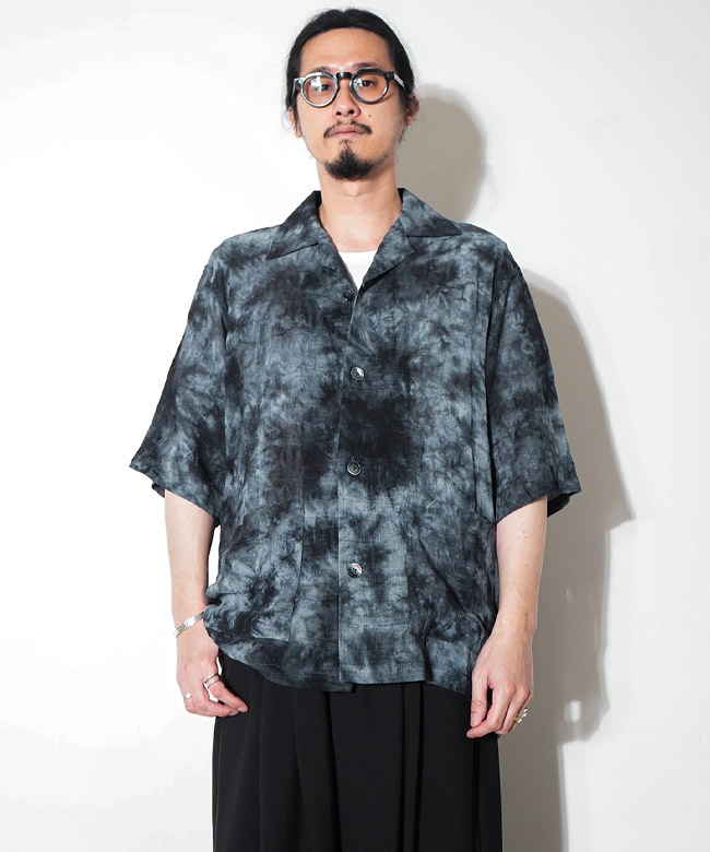 NEEDLES(ニードルズ) Cabana Shirt - Mesh Jacquard/Uneven Dye カバナ NEEDLES(ニードルズ) Cabana Shirt - Mesh Jacquard/Uneven Dye カバナ