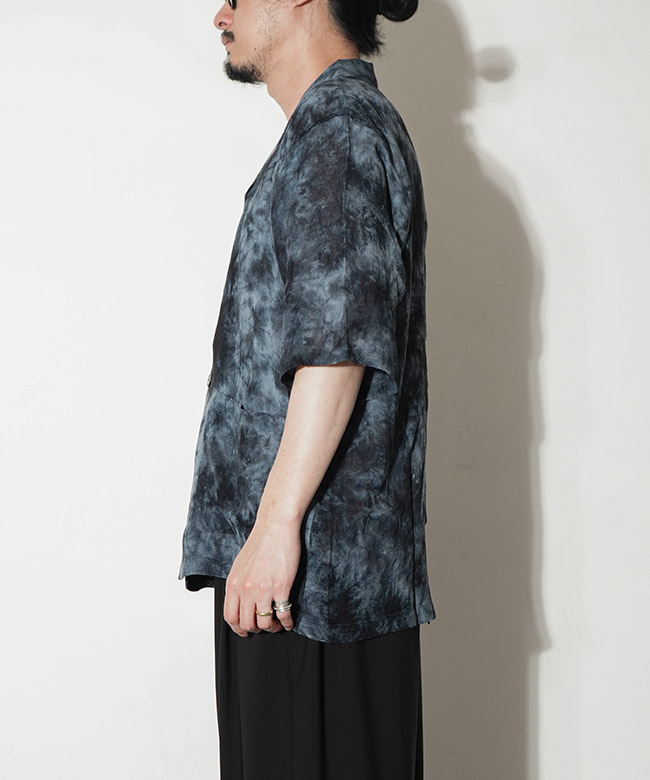 NEEDLES(ニードルズ) Cabana Shirt - Mesh Jacquard/Uneven Dye カバナ