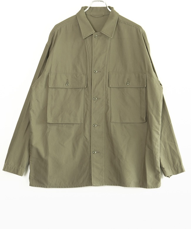 キャプテンサンシャイン / フィールドシャツジャケット KAPTAIN SUNSHINE(キャプテンサンシャイン) Cotton Satin Field Shirt