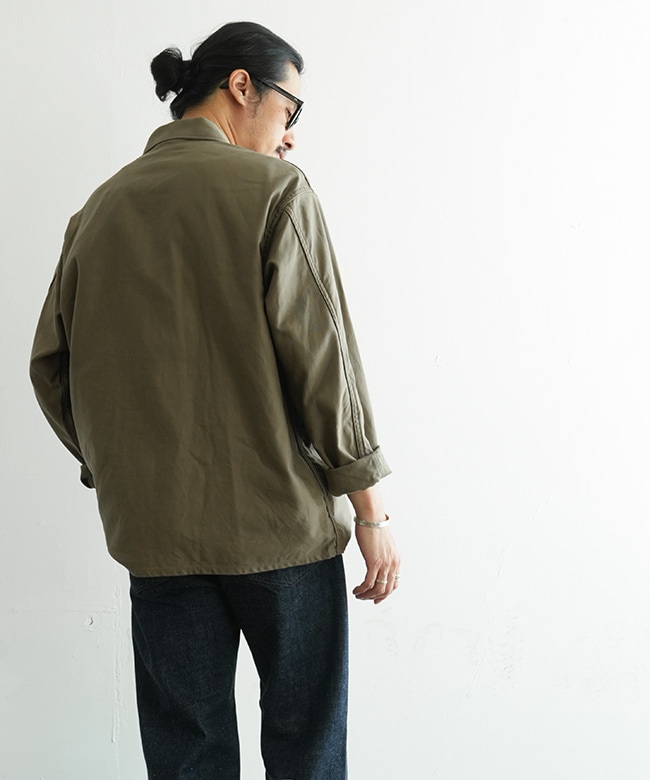 KAPTAIN SUNSHINE(キャプテンサンシャイン) Cotton Satin Field Shirt