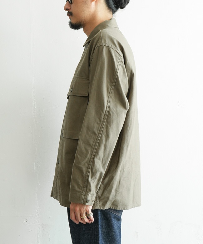 KAPTAIN SUNSHINE(キャプテンサンシャイン) Cotton Satin Field Shirt