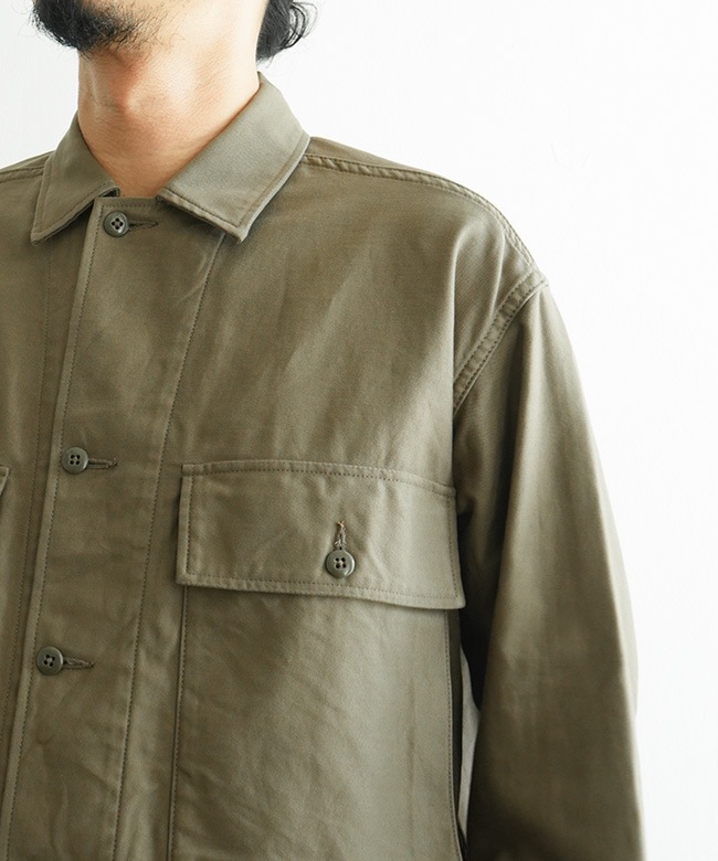 KAPTAIN SUNSHINE(キャプテンサンシャイン) Cotton Satin Field Shirt