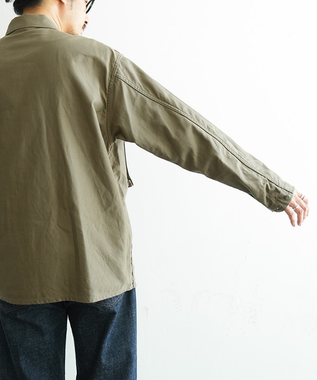 KAPTAIN SUNSHINE(キャプテンサンシャイン) Cotton Satin Field Shirt