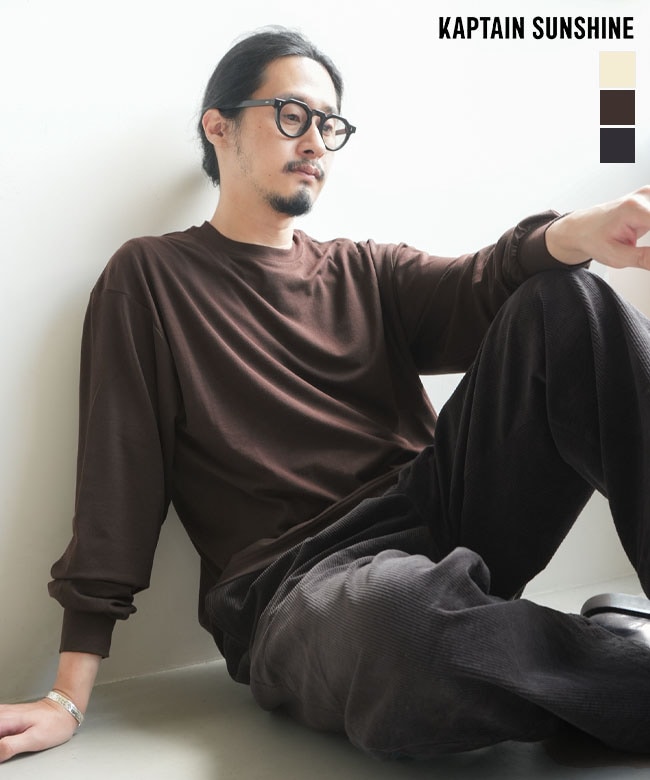 KAPTAIN SUNSHINE(キャプテンサンシャイン) Wool Merino L/S Tee