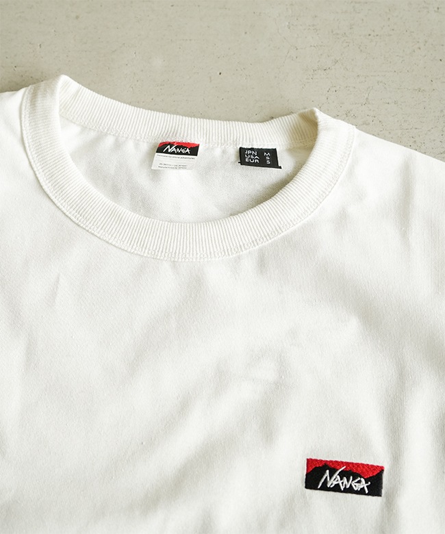 niina XLサイズ ホワイト NW2411-1G804]NANGA(ナンガ) ECO HYBRID BOX LOGO EMBROIDERY