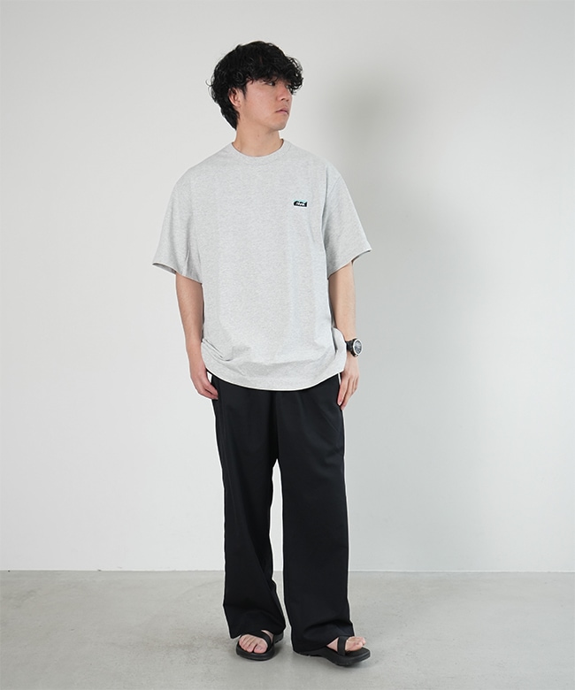 NANGA(ナンガ) ECO HYBRID BOX LOGO EMBROIDERY TEE エコハイブリッド