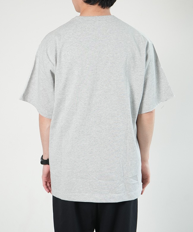 Tシャツ(半袖/袖なし) Puff Print Logo Tee Ivory NANGA（ナンガ） NANGA Tシャツ 半袖 クルーネック 丸首 エコ