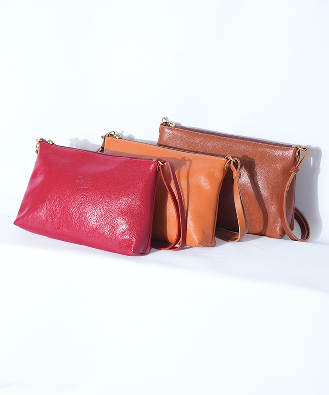 国内正規販売店】[5442302211]IL BISONTE(イルビゾンテ) レザーバッグ