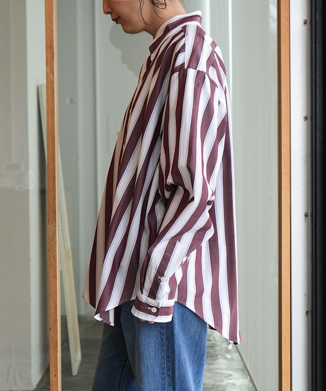 25SMSBL01]THE SHINZONE(ザ・シンゾーン)STRIPED DADDY SHIRT