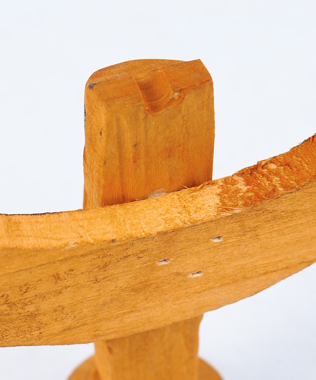 2079]amabro(アマブロ) WOODEN CARVING TOTEM POLE タイプB ウッデン