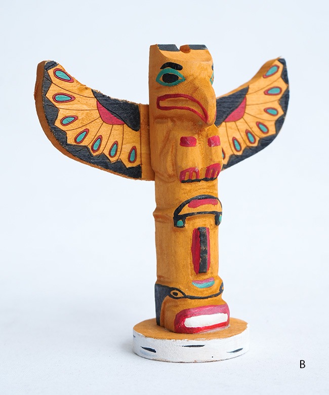 ⓵石材製トーテムポール風彫刻像 約200センチ 2078-03.jpg