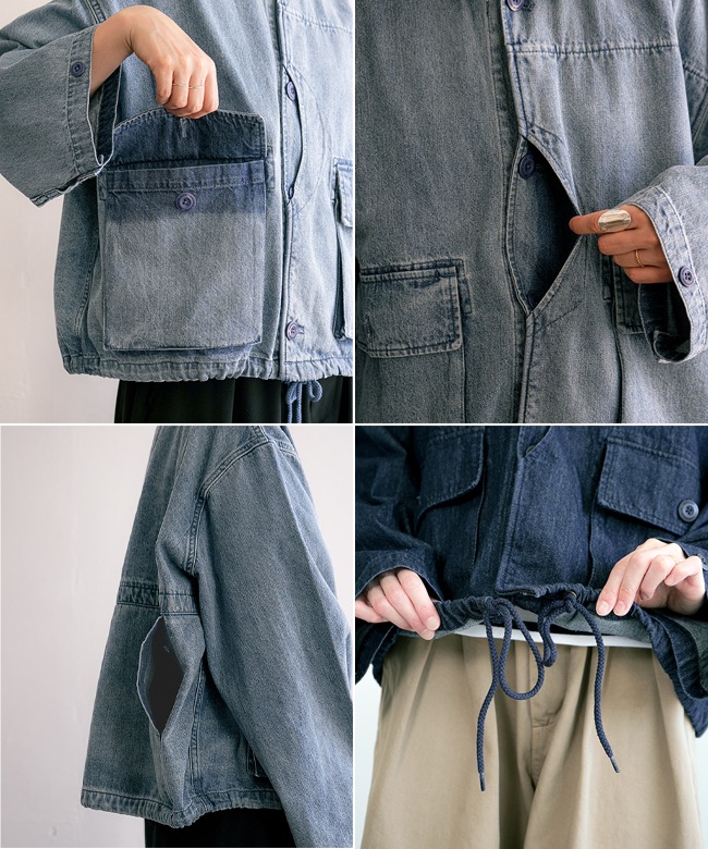 ◇[poche-dm-htjk]solamonat poche(ソラモナポッシェ) 9OZデニム