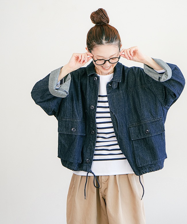 ◇[poche-dm-htjk]solamonat poche(ソラモナポッシェ) 9OZデニム