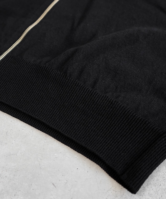 【超希少】ワイズ ビス LIMI ショールドッキングニットブルゾン ブラック 美品♡sacai♡サカイ♡ファードッキングカウチンニットベストJH1