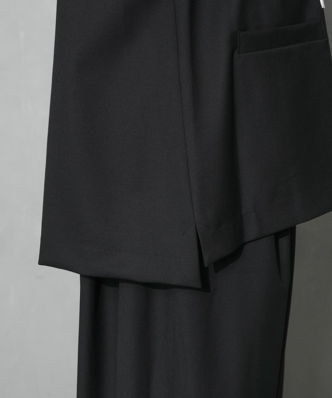 SALE 50%OFF】mizuiro ind(ミズイロインド) deep V neck wide vest