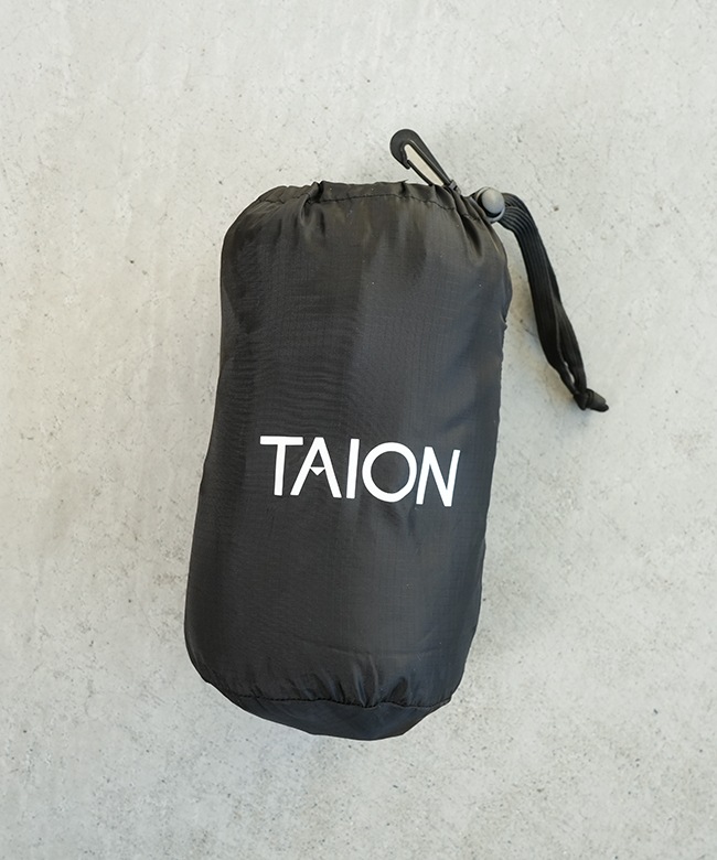 TAION(タイオン) 【洗える】【収納袋付き】ベーシック Vネックボタン
