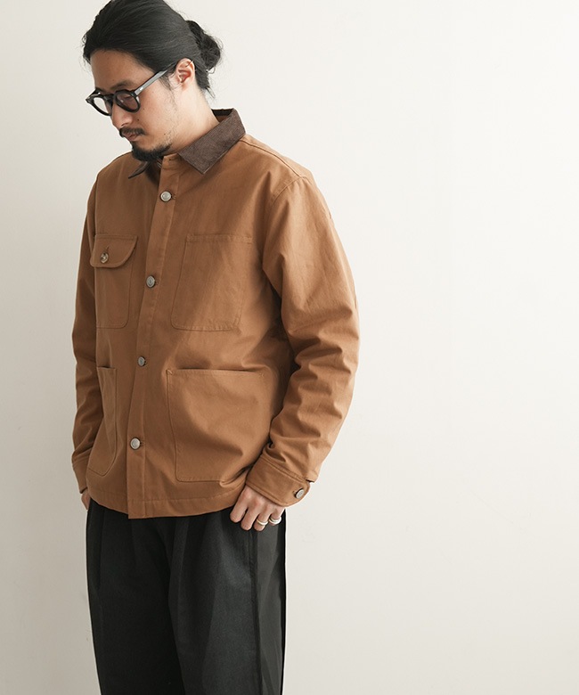 ロンハーマン RH.Vintage ブラウン クロップドカバーオール ロンハーマン RH.Vintage ブラウン クロップドカバーオール ロン