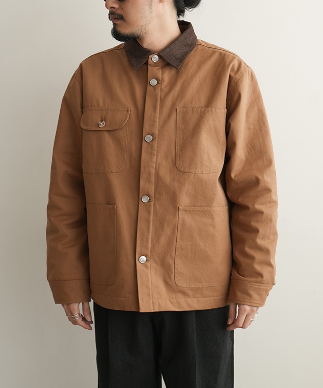 PHIGVEL DUCK NAVAL OVERALL ブラウン サイズ3 PHIGVEL DUCK NAVAL