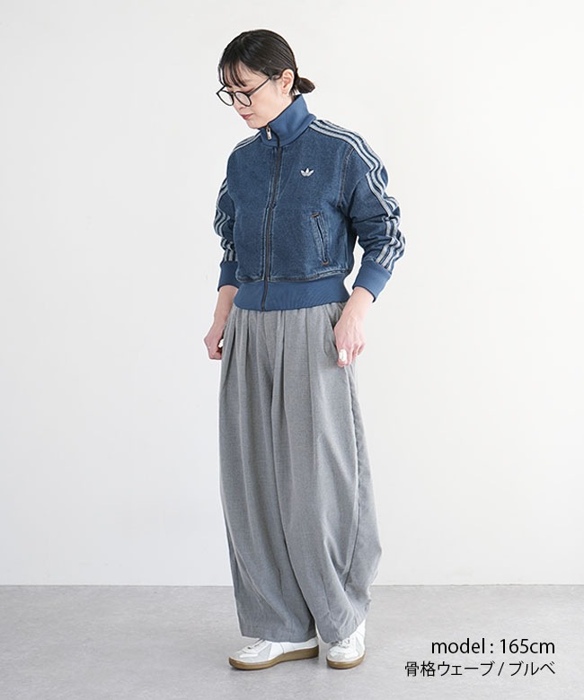 イズディスユアトト出品 KD2913]adidas(アディダス) ファイヤーバード トラックトップ デニム