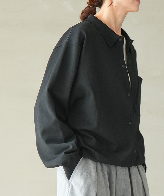 mizuiro ind(ミズイロインド) シャツカーディガン レディース トップス