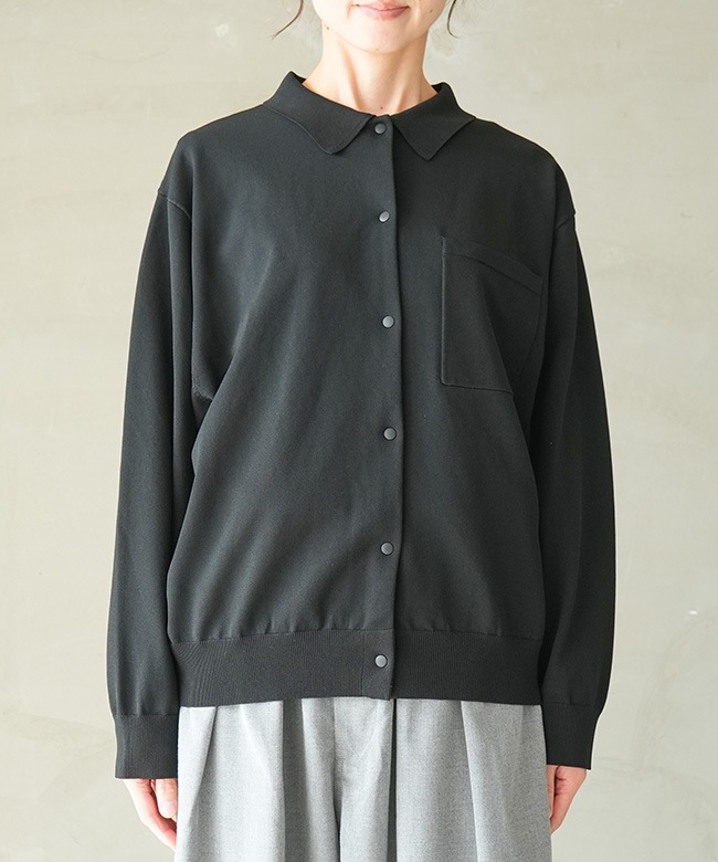 mizuiro ind(ミズイロインド) シャツカーディガン レディース トップス