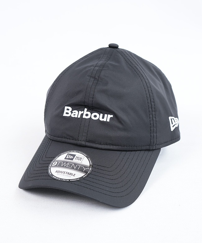 【別注】Barbour×NEW ERAキャップ　ブラック Barbour(バブアー)×New Era(ニューエラ)9TWENTY CAP 帽子 [261MHAS001
