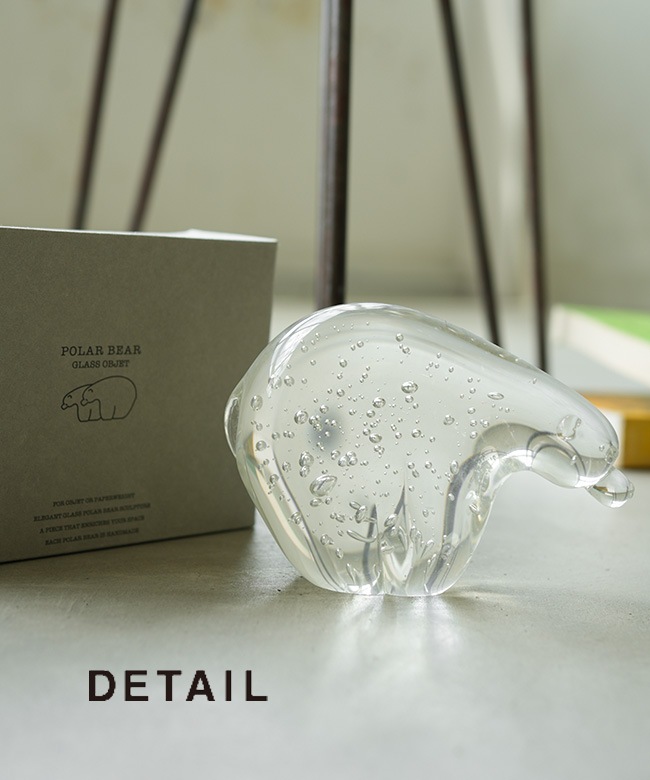 DETAIL(ディティール)Glass Objet Polar Bear / Large グラスオブジェ