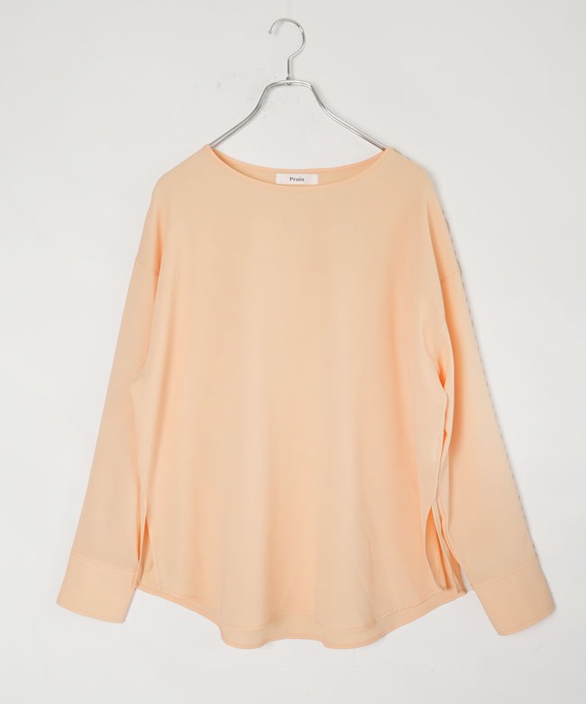 SALE 50%OFF】Praia(プライア)エアリーブラウス・カフスプルオーバー 