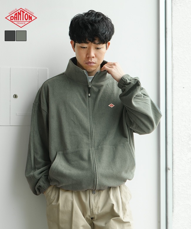 ダントン　フリーススウェット　サイズ40 ◇DANTON(ダントン) MICRO FLEECE BLOUSONマイクロフリースジップ