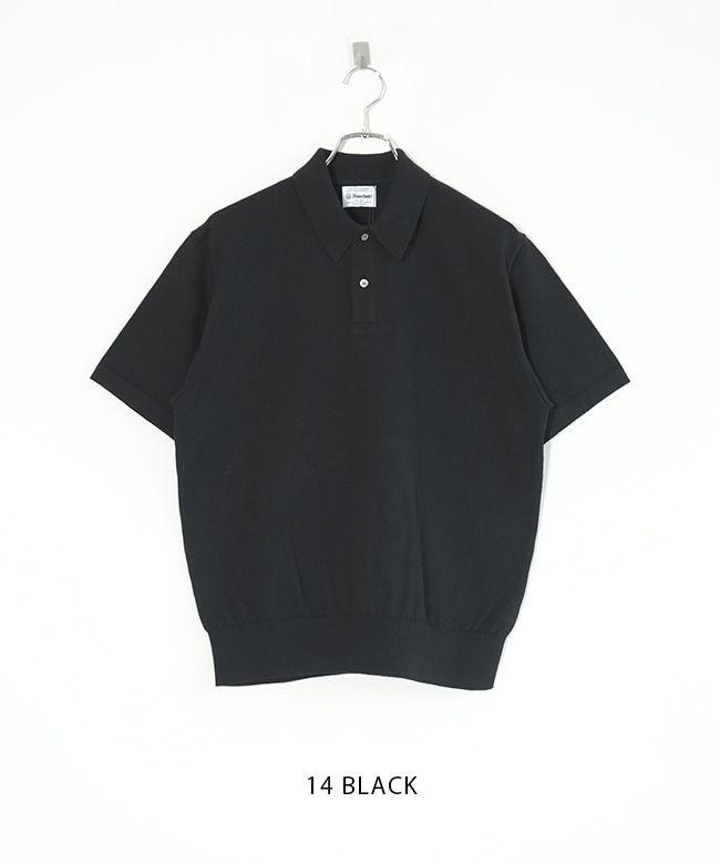NBB WEEKEND クレイジーニットポロ　フリーサイズ FREAK'S STORE｜袖配色 襟付き ジップ サマーニットポロ 限定