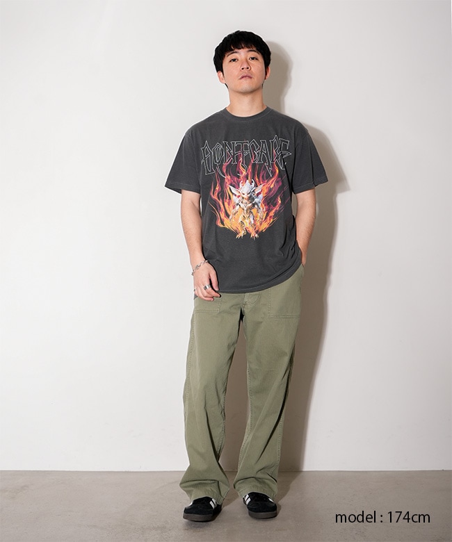 SALE 50%OFF】DON'T CARE(ドントケアー) SHORT SLEEVE T-SHIRT WHITE