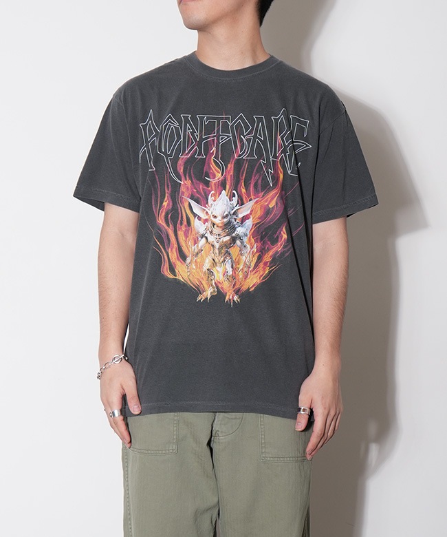 50s Campus ツートン リブ付きTシャツ ツートンTシャツ ビンテージ SALE 50%OFF】DON'T CARE(ドントケアー) SHORT SLEEVE T-SHIRT WHITE