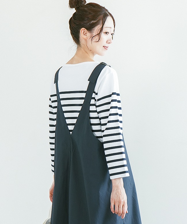 01EFP13415]blue willow(ブルーウィロー) タイプライタージャンパー