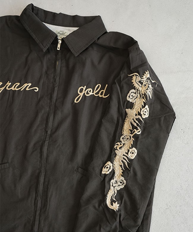 GL15727]gold(ゴールド) SKULL JACKET AGED MODEL スカル