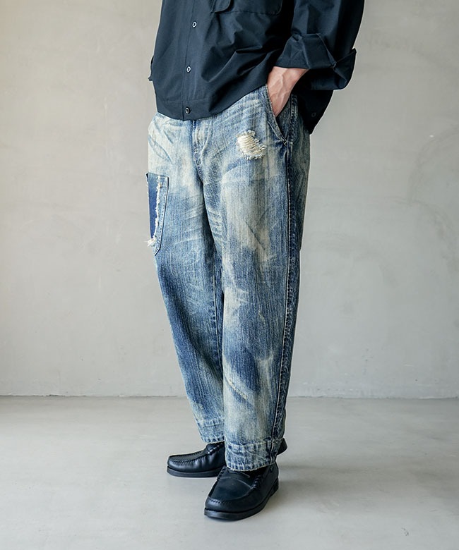 PORTER CLASSIC(ポータークラシック) STEINBECK DENIM POCKET PANTS