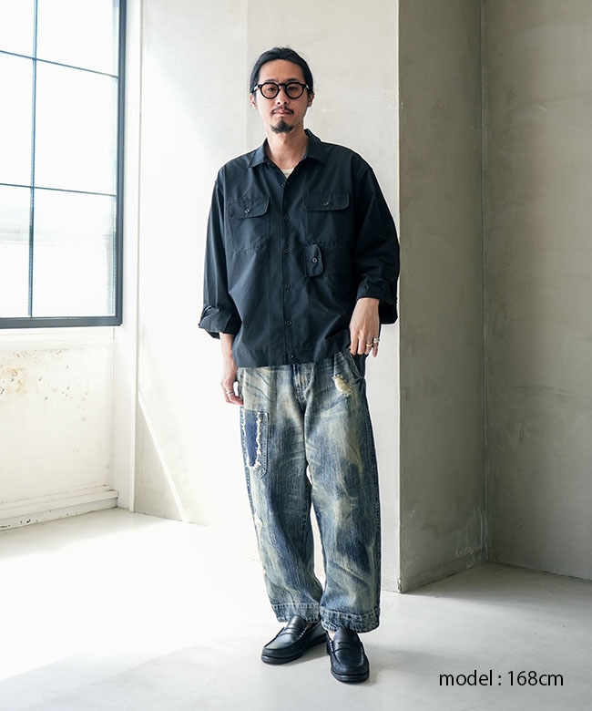 PORTER CLASSIC(ポータークラシック) STEINBECK DENIM POCKET PANTS