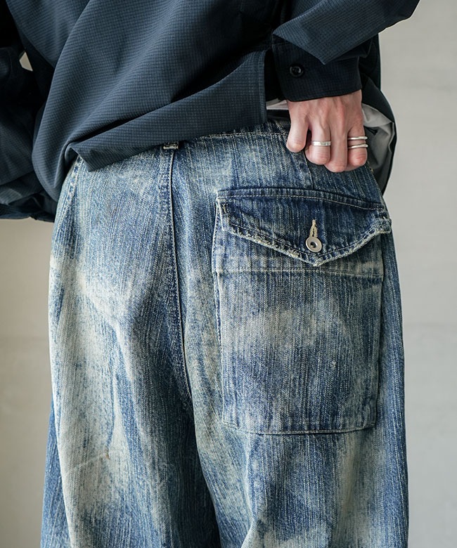 PORTER CLASSIC(ポータークラシック) STEINBECK DENIM POCKET PANTS