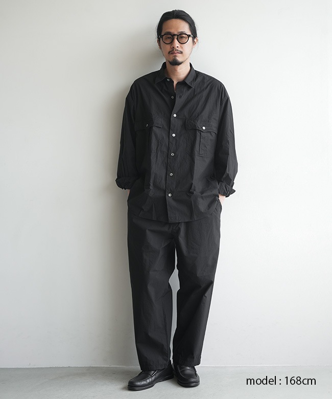 PORTER CLASSIC(ポータークラシック)POPLIN EASY PANTS ポプリン
