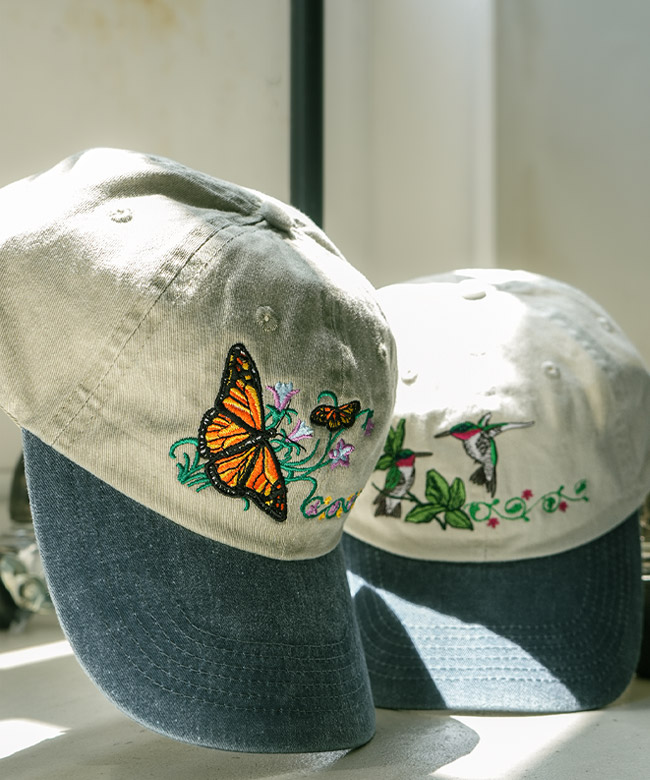 FAHRENHEIT(ファーレンハント) Monarchs / Hummingbirds Embroidery