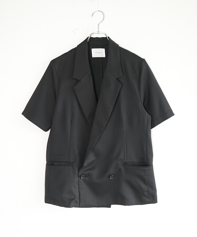 MIDIUMISOLID(ミディウミソリッド)half sleeve jacket ハーフスリーブ