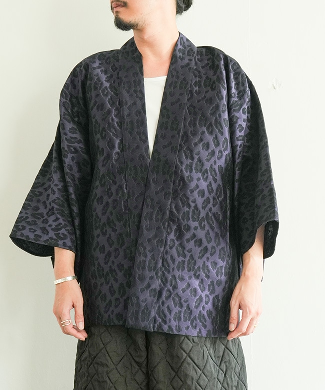 NEEDLES(ニードルズ) Haori Jacket - Leopard Jacquard 羽織ジャケット