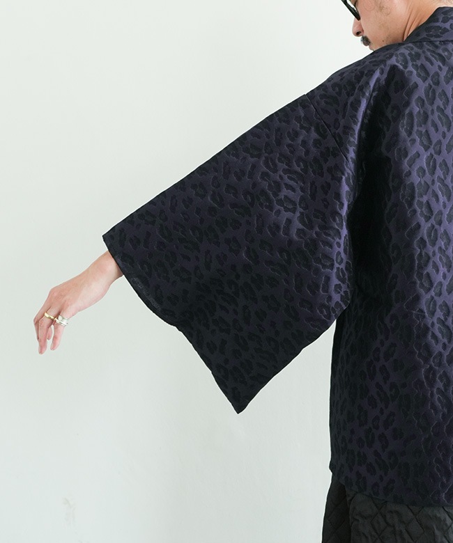 NEEDLES(ニードルズ) Haori Jacket - Leopard Jacquard 羽織ジャケット