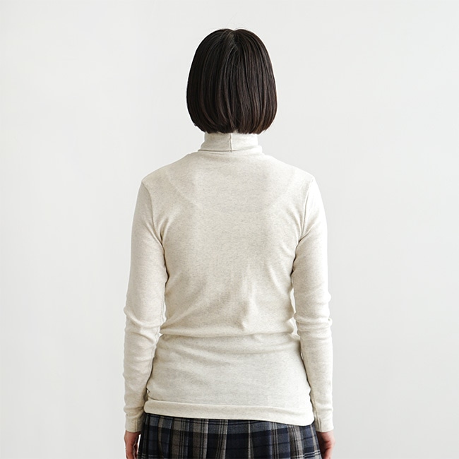 harmonie(アルモニ) オーガニックコットン ロングタートルネックT