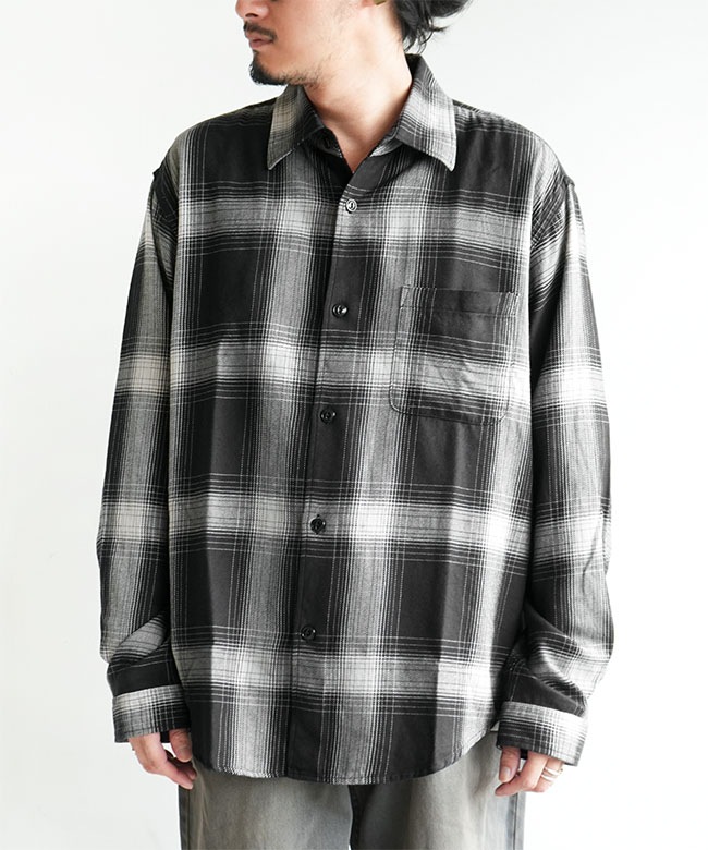 SALE 30%OFF】gold(ゴールド) SUVIN COTTON NEL CHECK REGULAR COLLAR SALE 30%OFF】gold(ゴールド) SUVIN COTTON NEL CHECK REGULAR COLLAR